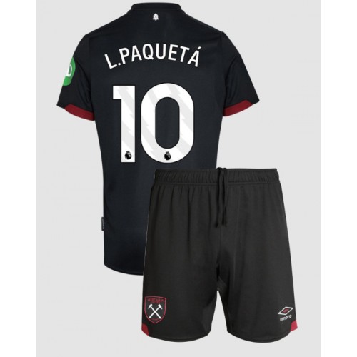 West Ham United Lucas Paqueta #10 Gostujuci Dres za djecu 2024-25 Kratak Rukav (+ Kratke hlače)